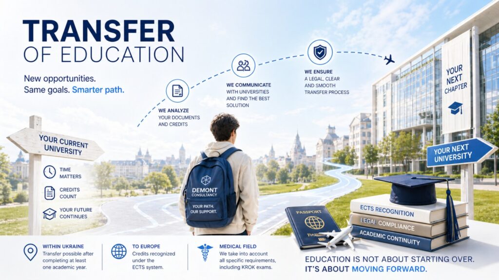 Student University Transfer & International Education Support by Demont Consultancy