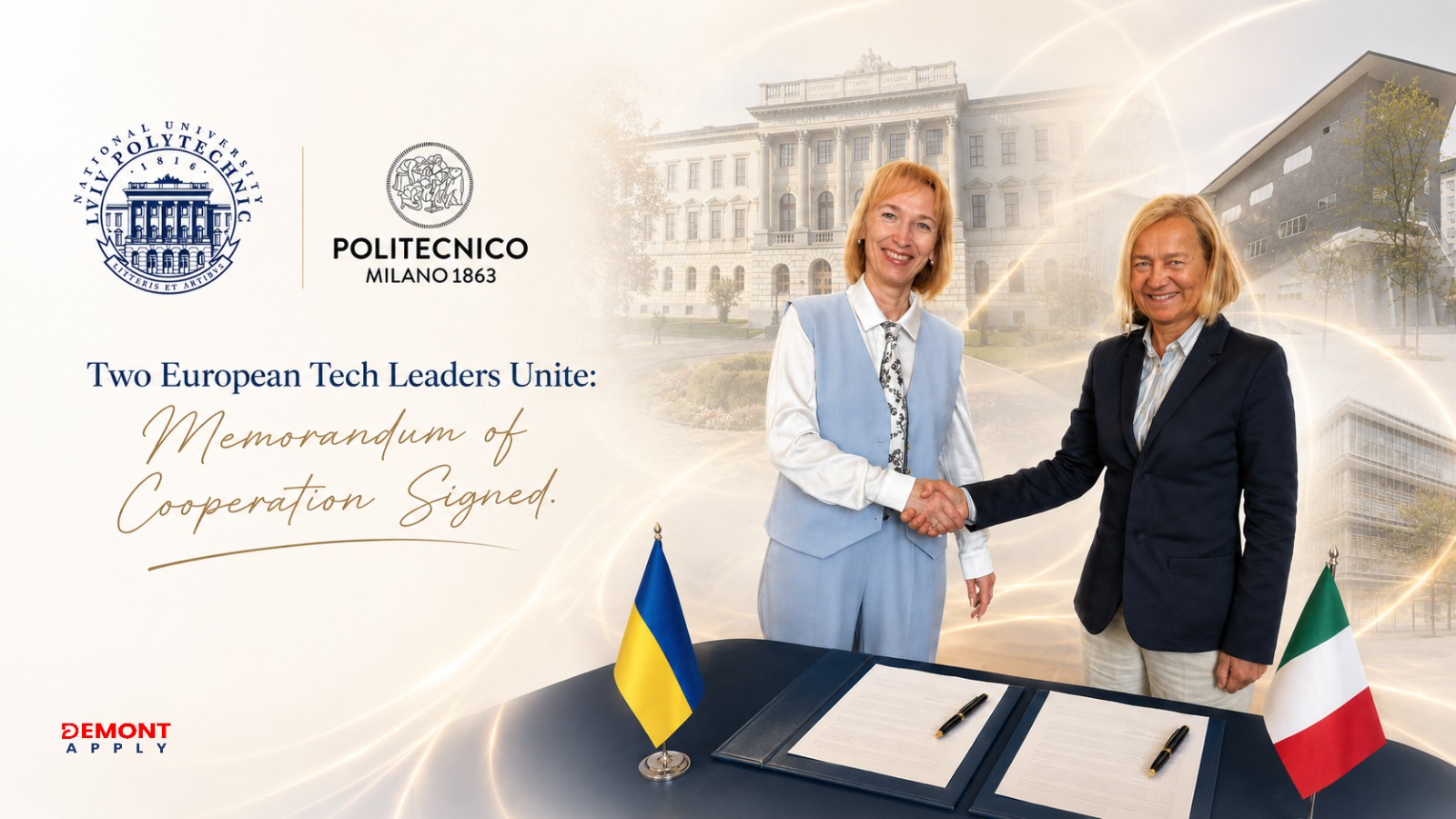 Lviv Polytechnic Strengthens International Partnership with Politecnico di Milano Today