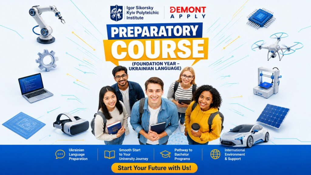 Start Foundation Year at Kyiv Polytechnic Institute for Future Success
