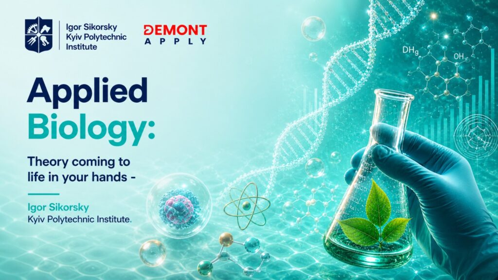 Study Biology at Kyiv Polytechnic Institute for Scientific Career Growth