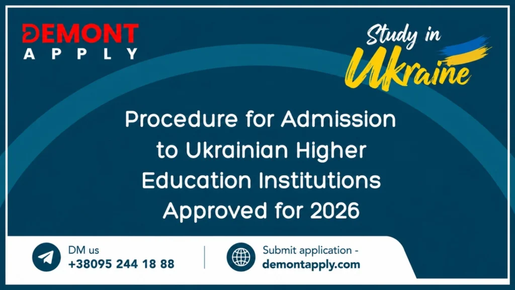 Ukraine Admissions 2026 Guide for International Bachelor's Master's PhD Students