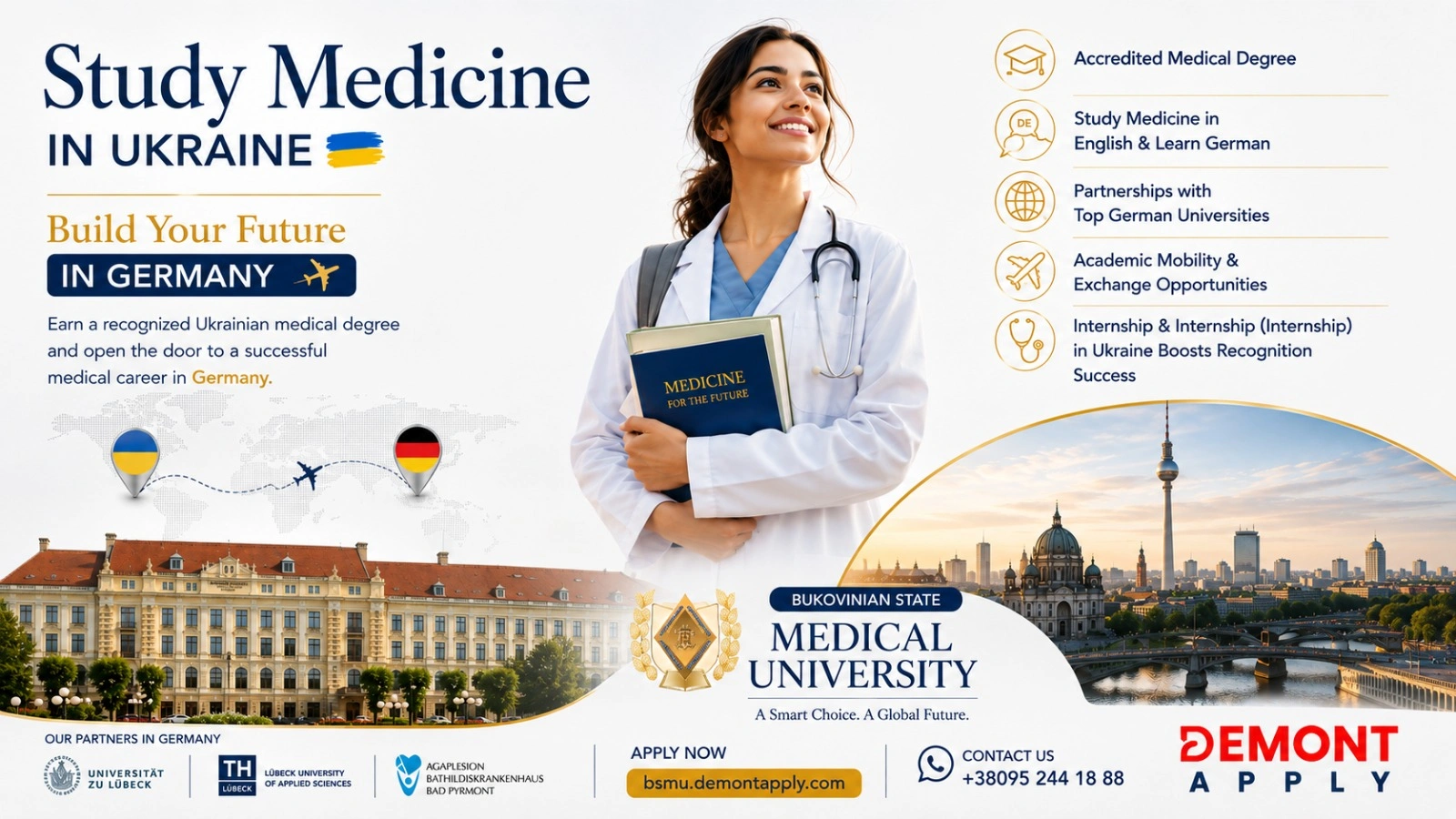 BSMU medical students – study in Ukraine, build a career in Germany