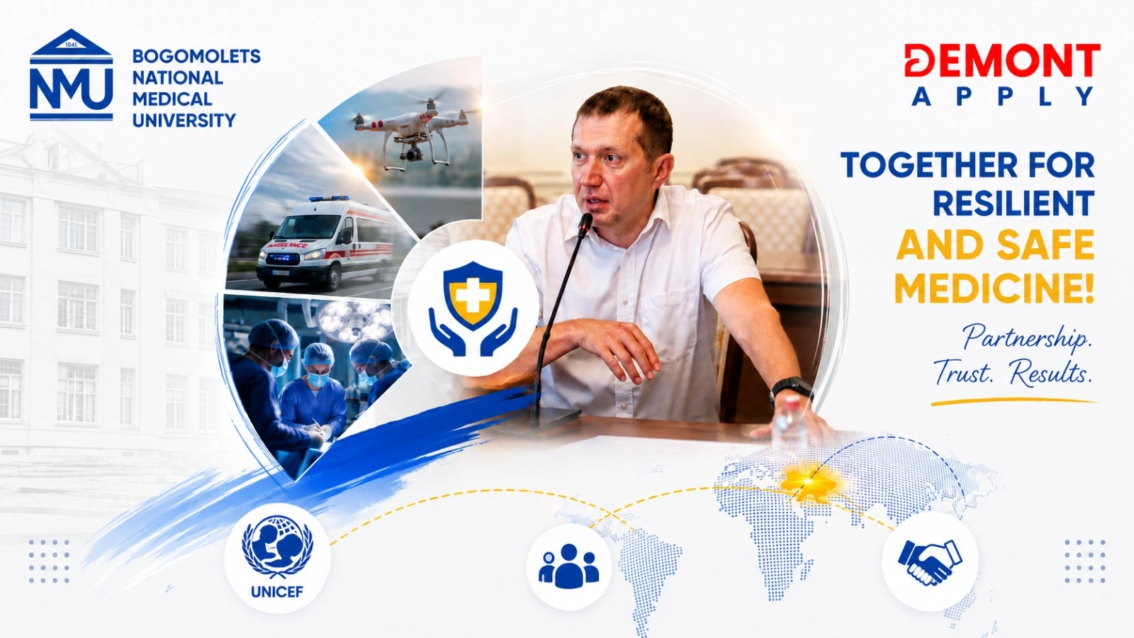 Bogomolets National Medical University roundtable on hospital emergency response