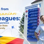 Bukovinian State Medical University student during Erasmus internship in Romania