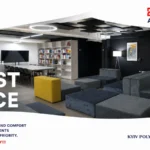 Igor Sikorsky Kyiv Polytechnic Institute CLUST SPACE student hub and shelter