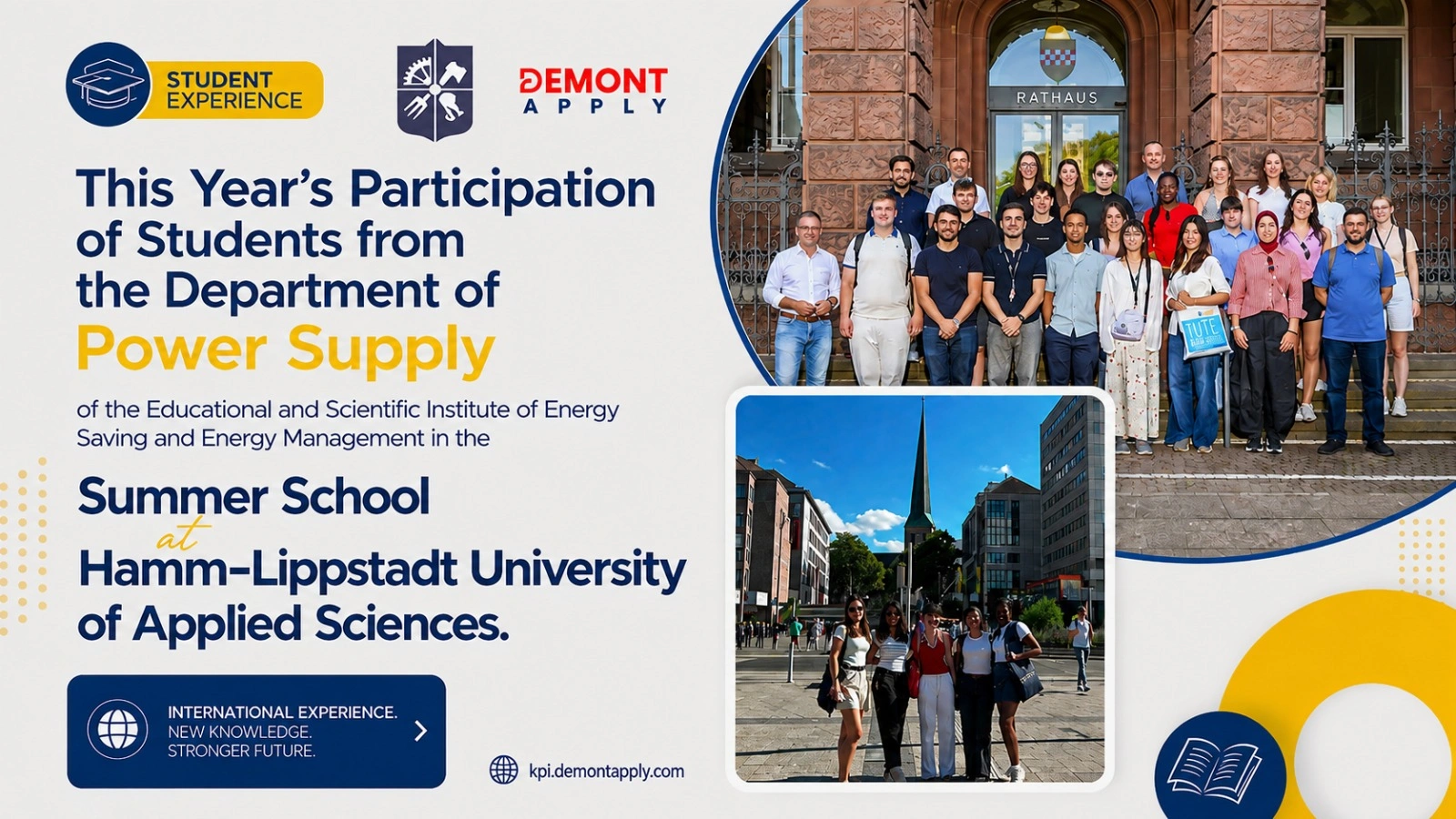Igor Sikorsky Kyiv Polytechnic Institute students at German engineering Summer School