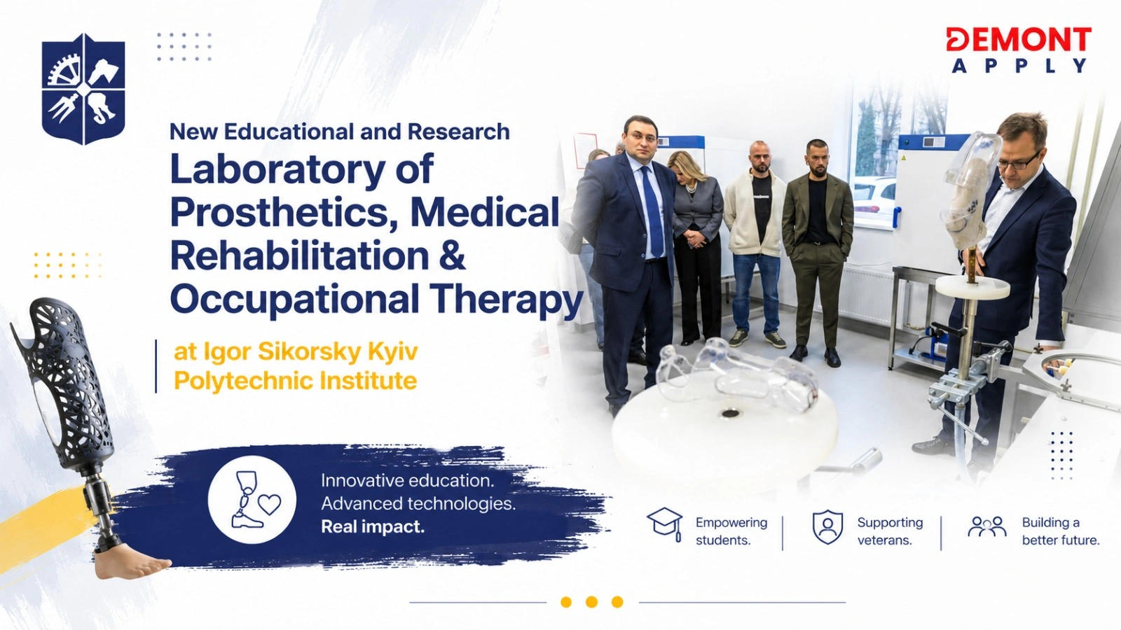 KPI Educational and Research Laboratory for Prosthetics and Rehabilitation Training