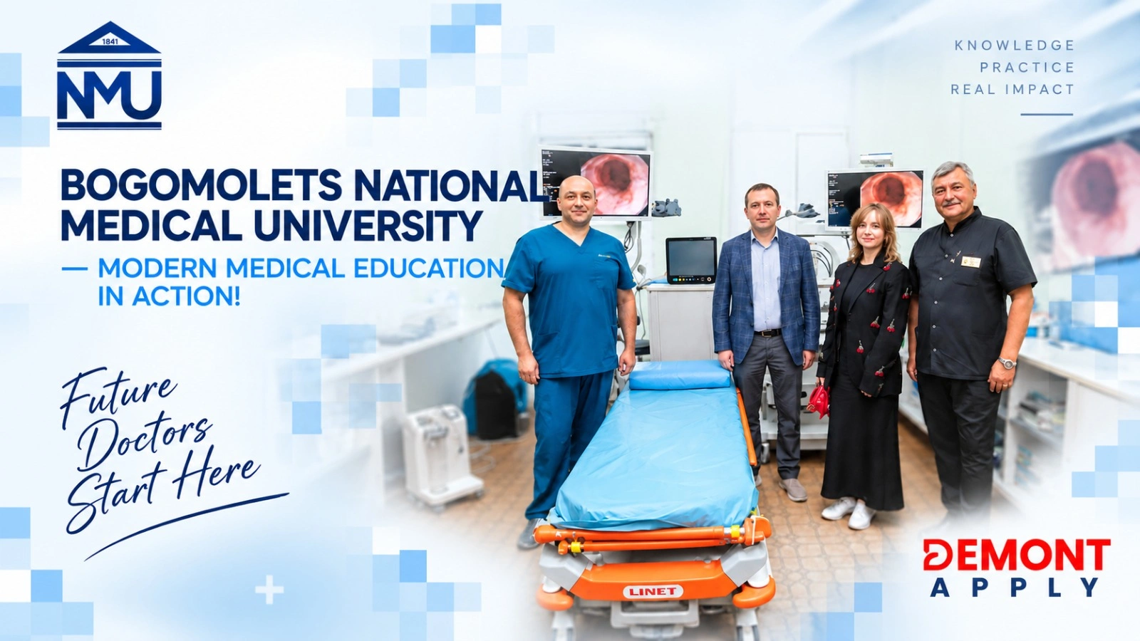 Bogomolets National Medical University clinic with new endoscopic equipment