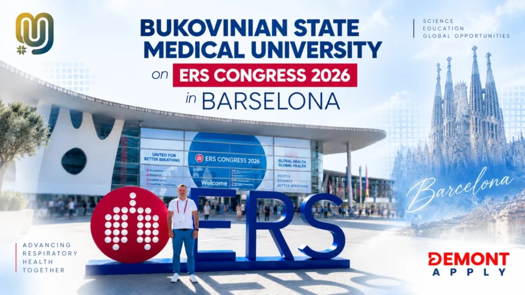 Bukovinian State Medical University at ERS Congress 2026 in Barcelona