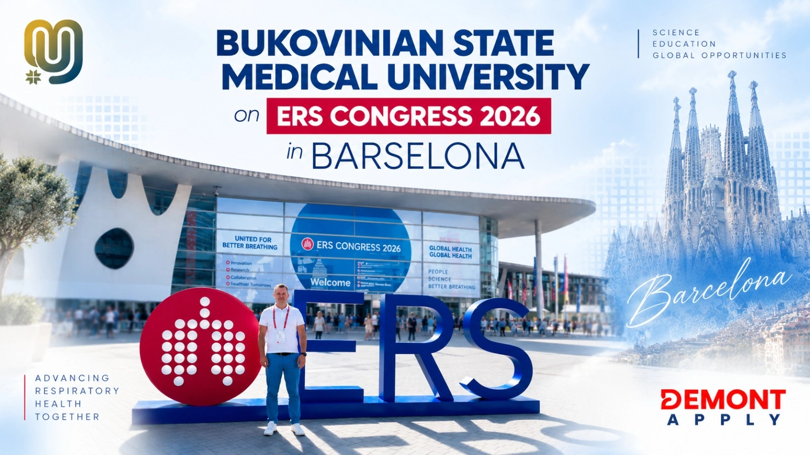 Bukovinian State Medical University at ERS Congress 2026 in Barcelona