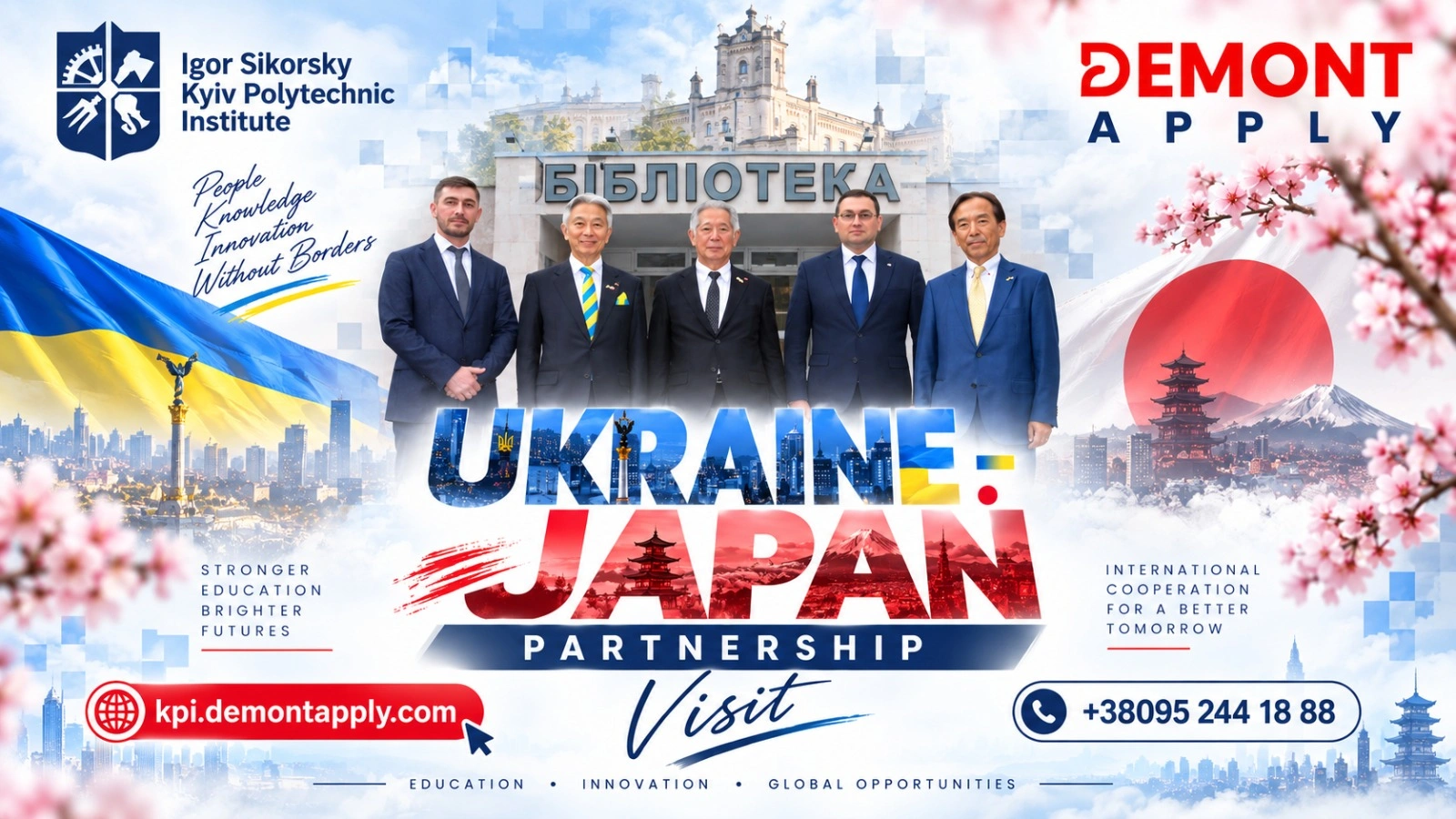 Ukraine–Japan Partnership: Japanese House of Representatives delegation visits Igor Sikorsky Kyiv Polytechnic Institute