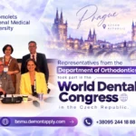 BNMU Department of Orthodontics representatives at the World Dental Congress in Prague, Czech Republic