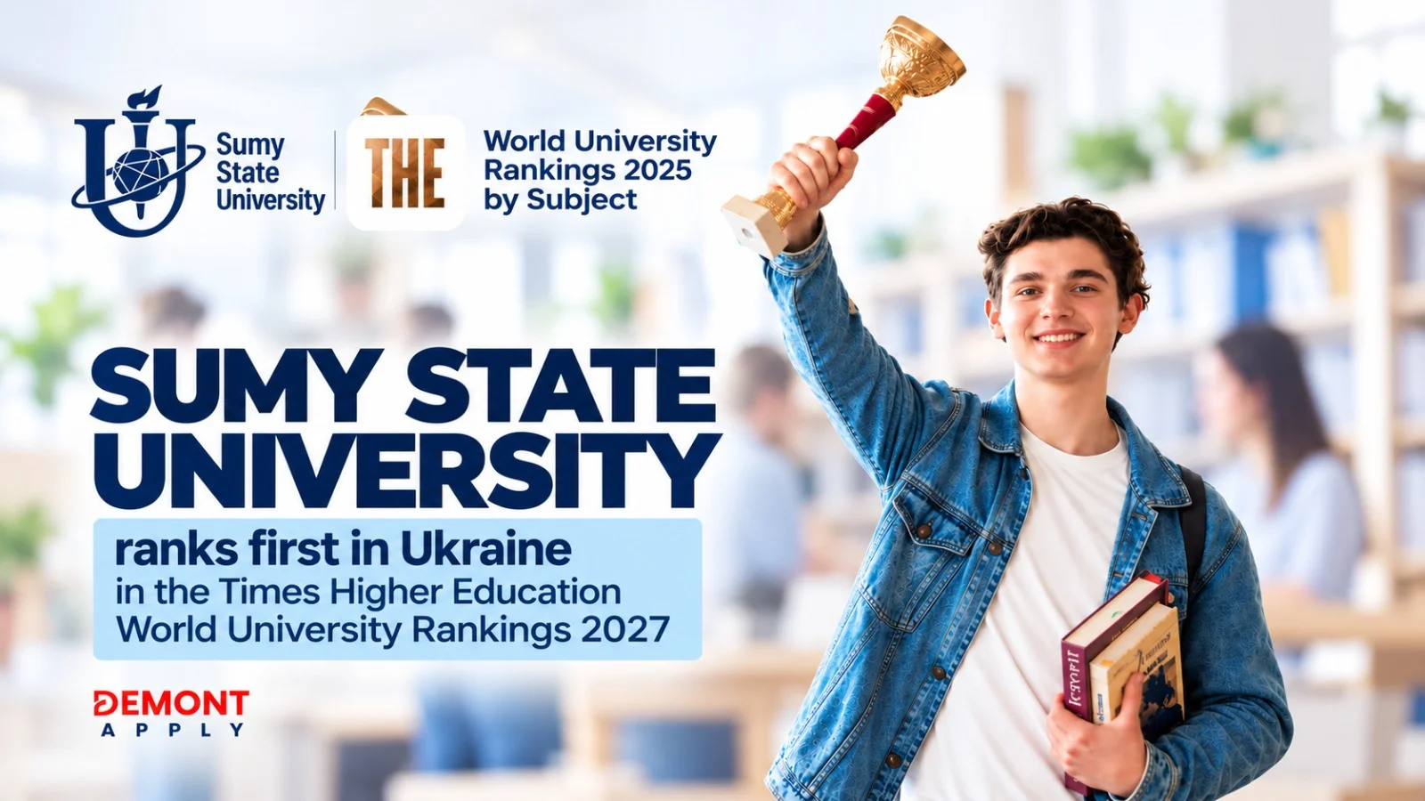 Sumy State University ranks 1st among Ukrainian universities in Times Higher Education World University Rankings 2027