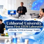 STEM laboratory at Uzhhorod University with 3D printers for robotics and 3D modelling